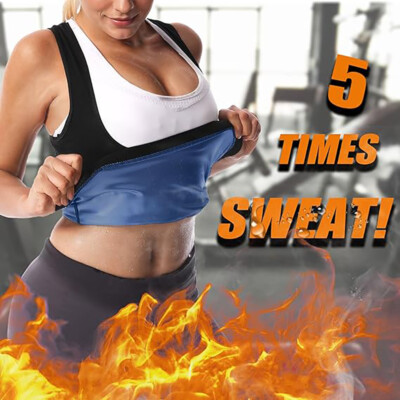 Sport Damen Sauna Weste Tank Top Shaper Taillenformer Körperformer Shapewear DE