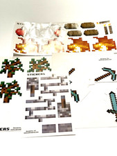 Jazwares Minecraft Stickers 4 Partial Sheets Explosions Paper Craft Children
