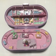 Vintage Polly Pocket Stampin School Stamps Not Complete Playset Compact 1992