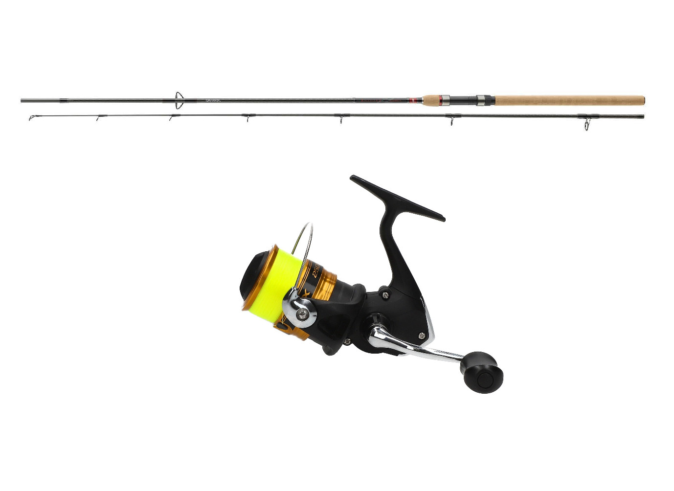 Angelset Spinncombo Daiwa Ninja Spin 2,40m / 10-30g mit Shimano Rolle FX 2500