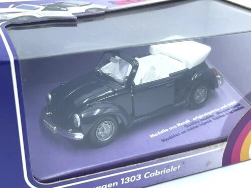 VINTAGE# SIKU VINTAGE VOLKSWAGEN BLACK BEETLE MAGGIOLINO 1:43 Scale #NIB IS - Immagine 2 di 3