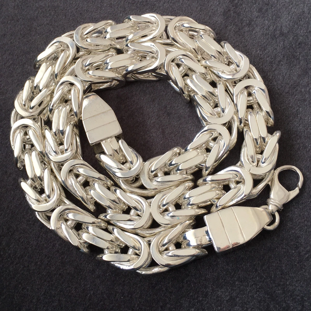 Heavy sterling on sale silver chain