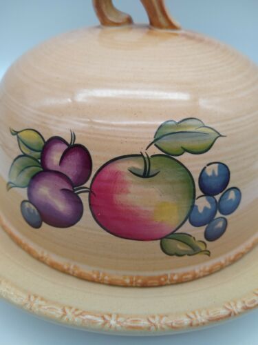 Vintage Hornsea Pottery Yeovil Butter Cheese Dome Dish 90s Country Cottage VGC - Picture 2 of 12