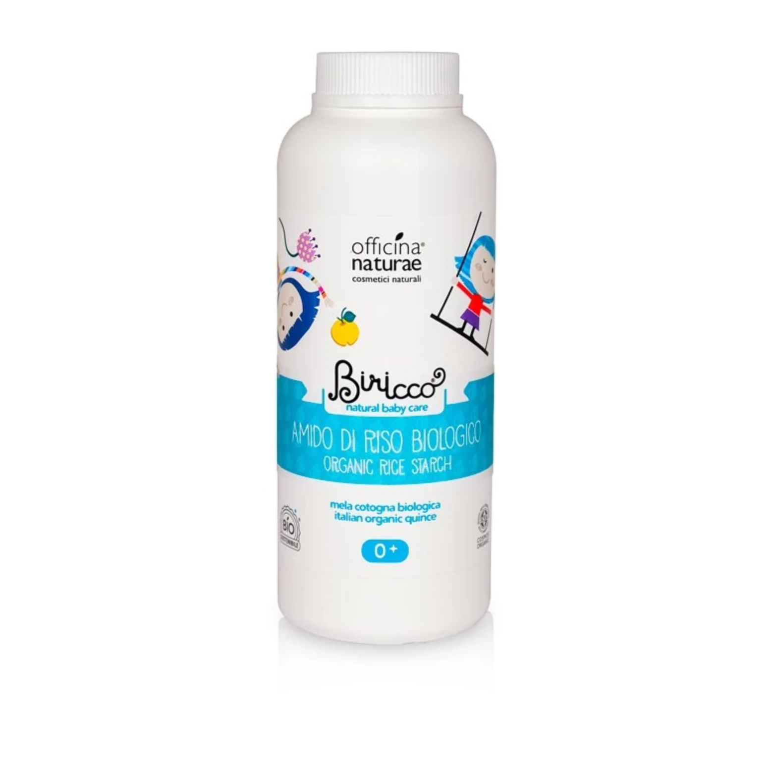 Officina Naturae Biricco Amido di Riso Biologico con Mela Cotogna Bio 0+ 100 gr