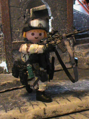 PLAYMOBIL CUSTOM US Delta Force (Mogadiscio) (Somalia-1993) Ref-0259