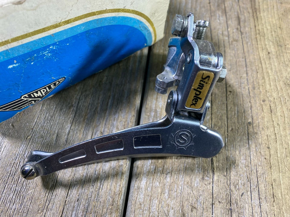 .DESVIADOR DELANTERO BICICLETA VINTAGE SIMPLEX SA 102 SGDG HECHO EN FRANCIA NOS Foto 2 de 4