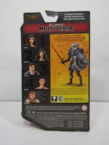 DC Comics Multiverse Wonder Woman with Ares Shield, Damaged Hanger - Picture 3 of 7