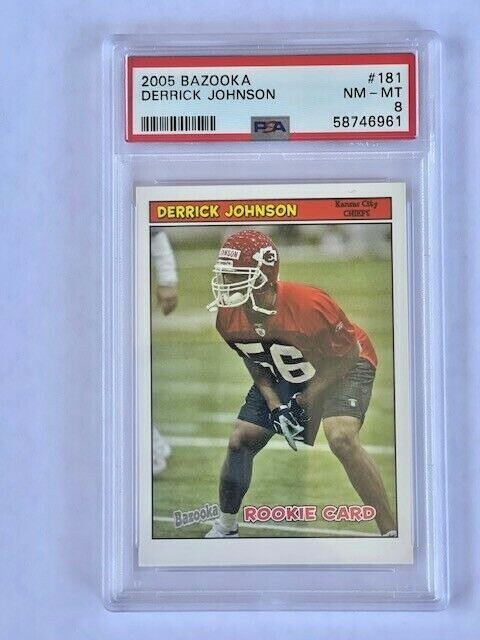 Derrick Johnson Bazooka #181 Base