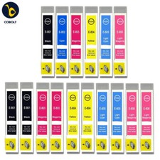 INK CARTRIDGES T0801 791 For Use in Epson PX650 PX710W PX830FWD R285 RX560 LOT