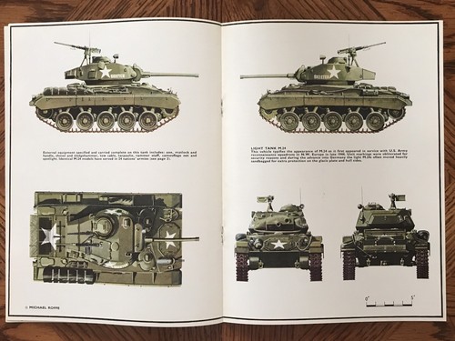 ARMOUR IN PROFILE No. 6 M.24 CHAFFEE by Col. Robert Ickes | American WWII Tank - Picture 3 of 3