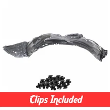 Front Driver Side Fender Liner w/ Clips For 2016-2018 Toyota Prius TO1248207