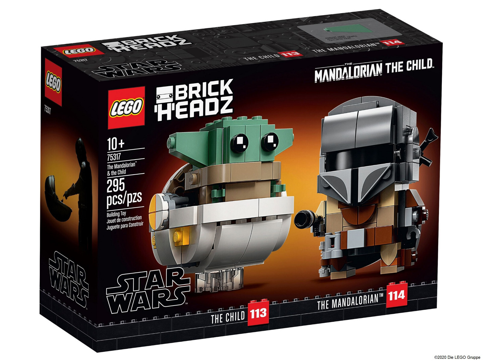 LEGO 75317 Brickheadz Der Mandalorianer und das Kind Neu OVP Original Versiegelt - Bild 8
