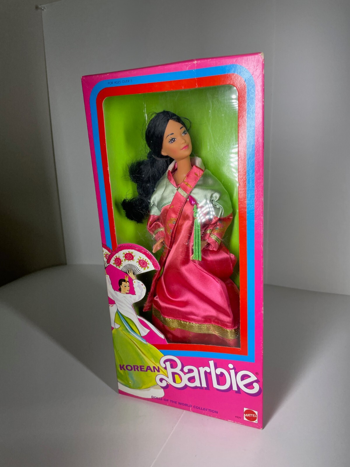 Dolls Of The World Collection 1987 Korean Barbie Doll Asia NIB Mattel #4929