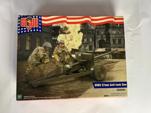 Gi Joe WWII 37mm Anti-tank Gun 2002 Hasbro