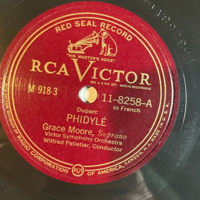 12'' 78 RPM-Grace Moore-PhidyleIl Est Doux Il Est Bon/RCA Victor 11-8258