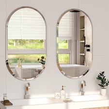 Frameless Bathroom Mirror Antioxidant Glass Vanity Mirror Horizontal or Vertical