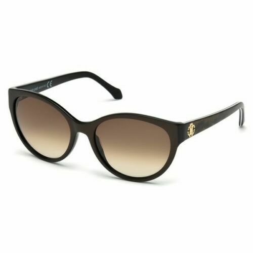 Roberto Cavalli SRC114 0743 Sunglasses Women's Brown/Yellow Havana
