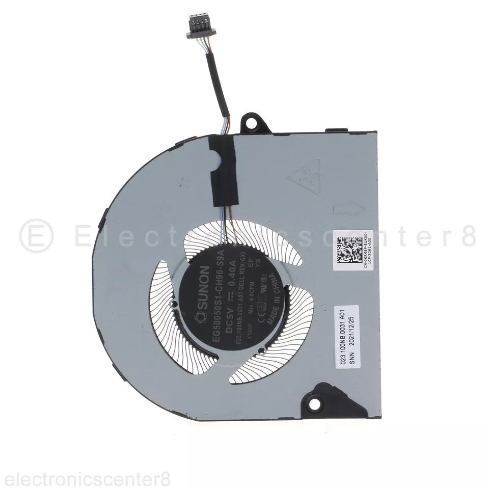 CPU Cooling Fan For DELL Inspiron 5510 5515 5518 5410 5415 7400 7415 2021 0KRK6P - Image 4 of 4