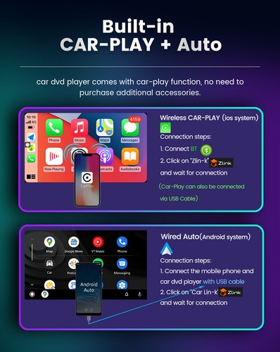 9"Android 13 Autoradio Carplay GPS SAT Navi DAB For Chrysler Grand Voyager 11-15 - Bild 4 von 12