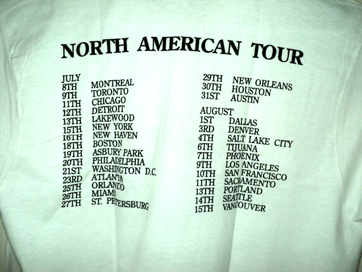 Vintage EMF 1991 North American Concert Tour NEW Original T Vintage EMF 1991 North American Concert Tour NEW Original T