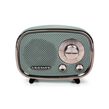 Crosley Rondo Bluetooth Speaker Tourmaline Portable Hands-Free Retro Space-Age