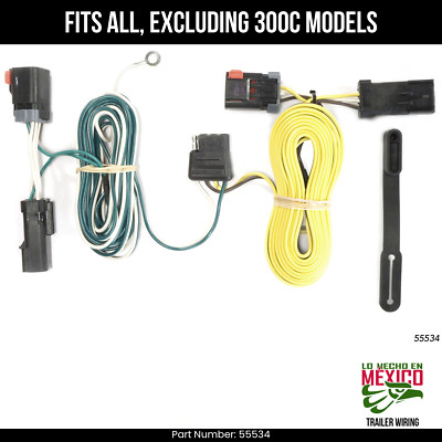 For 05-07 Chrysler 300 4 Pin Trailer Wiring Plug Fits All, Excluding 300C models