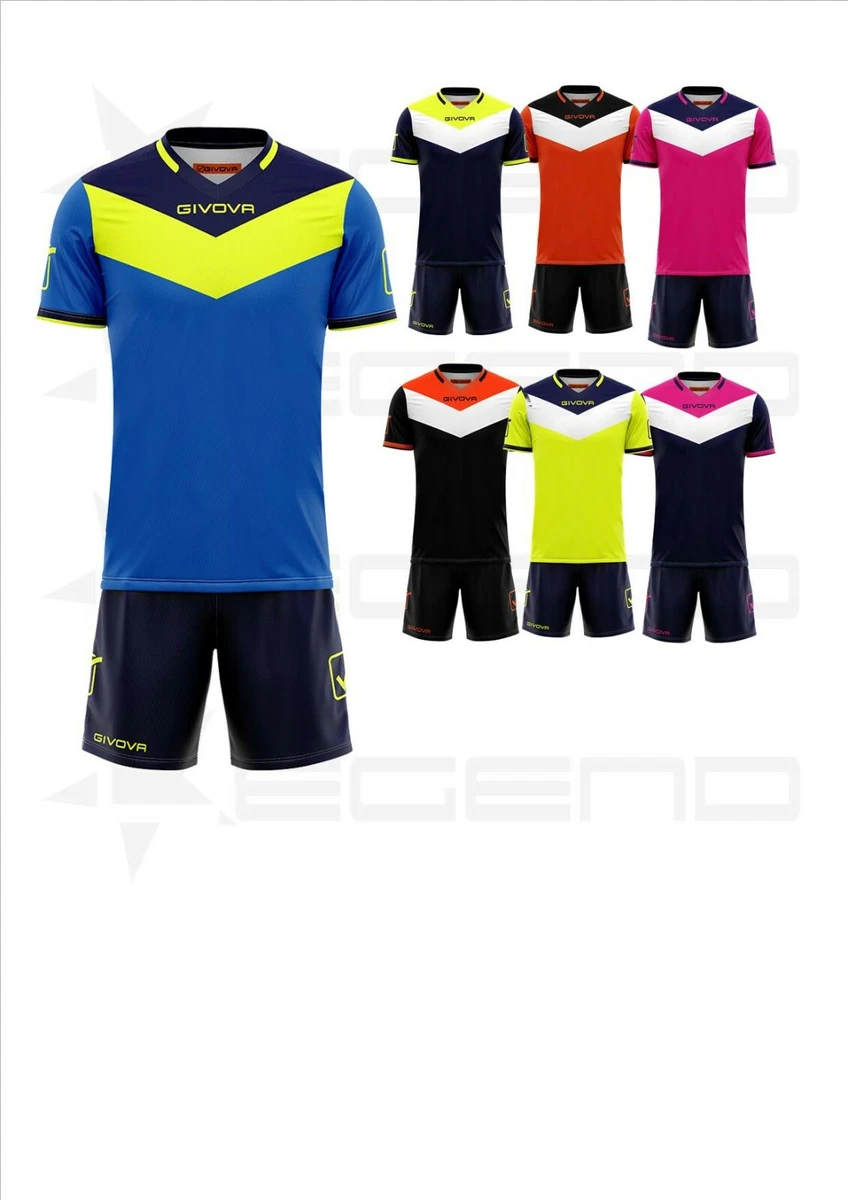 outlet kit campo fluo givova completi calcio volley eBay
