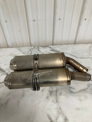 11 OEM Ducati 1198 Superbike Super Bike muffler pipe exhaust pipes right left