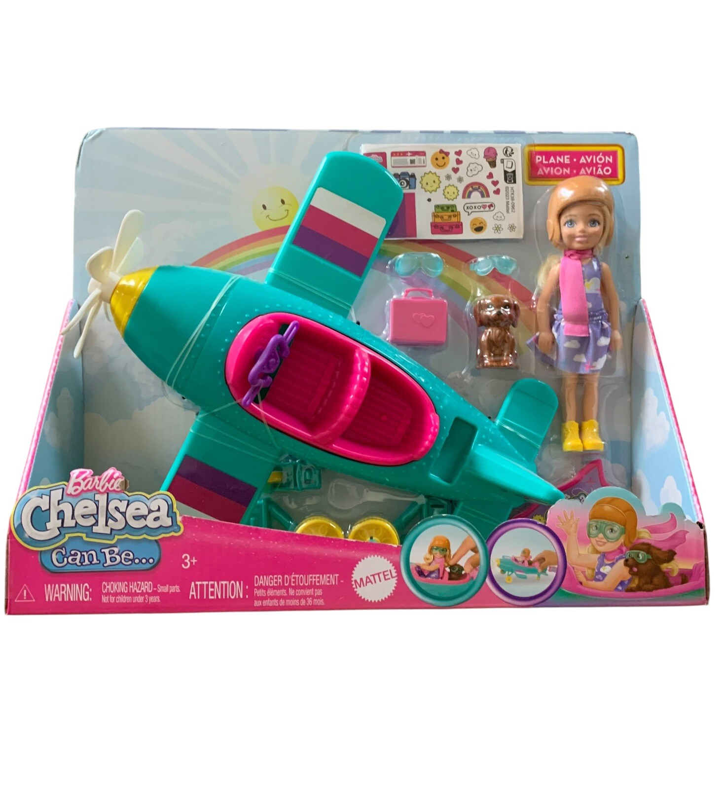 Barbie - Chelsea Can Be - Plane New NIB