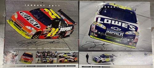 1998-2024 Jeff Gordon NASCAR Calendar 14" x 22" DuPont Axalta Perform Coatings - Picture 105 of 202