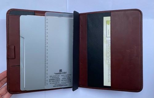 Megatimer A5 Ringmappe Scot , Saddle Leder braun, ohne Kalendarium - Picture 4 of 8
