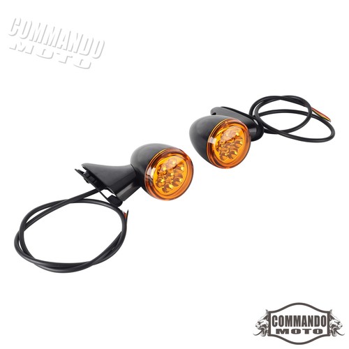 Motorcycle LED Turn Signals Lights Amber Blinker For Harley Road Glide 2015-2023 - Picture 5 of 7