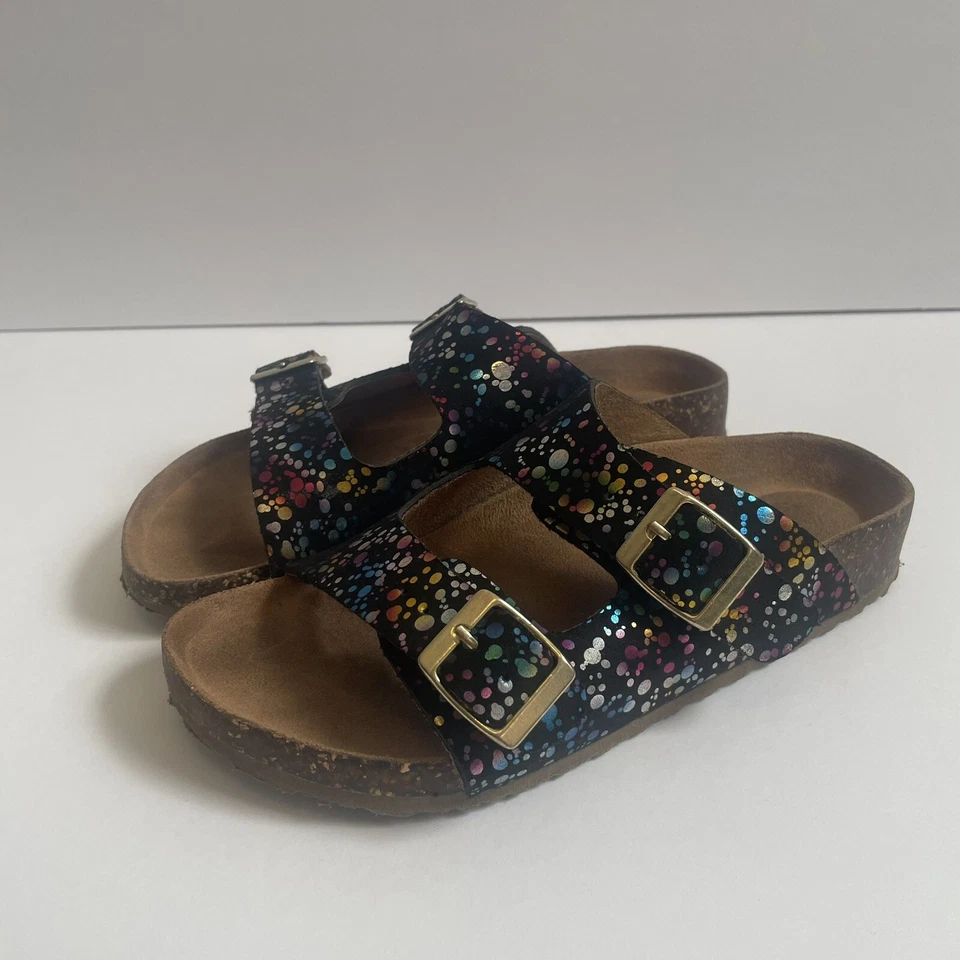 Sandalias sin cordones Wonder Nation talla 3 cómodas plantilla ajustables niñas sandalias Foto 2 de 4