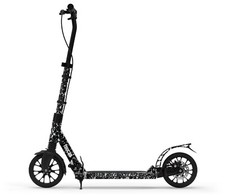 Adult City Suspension Push Kick Scooter Folding Large 200mm Wheels gift-white