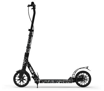 TOUCAN Erwachsene City Federung Push Kick Scooter faltbar groß 200mm Räder Geschenk - weiß38