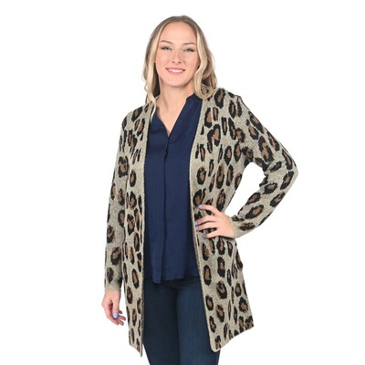 Randee Brown Acrylic Cheetah Printed 