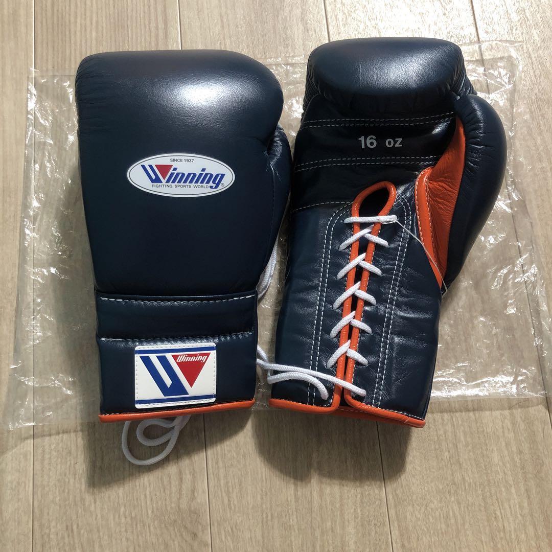 ウイニングＭＳ-６００　１６oz Winning Boxing Gloves CO-MS-600 Professional Type 16 oz Navy