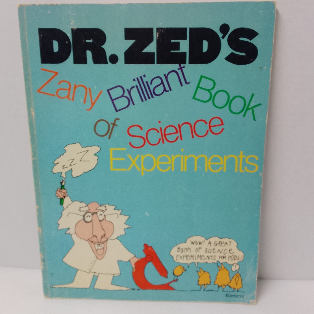 Dr. Zed's Book Of Science Experiments Vintage 70s Canadiana Owl TV