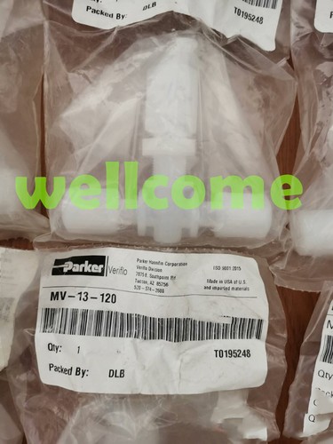 New Parker MV-13-120 PFA needle valve Fast Shipping via FedEx or DHL/ - Picture 2 of 2