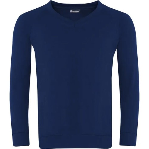 Classic V-Neck Sweatshirt Banner Premier LC V-Neck Jumper Unisex - Picture 2 of 17