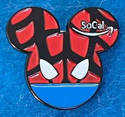 SoCal Mickey spiderman face Halloween *SUPER hard to find* Amazon  PECCY PIN