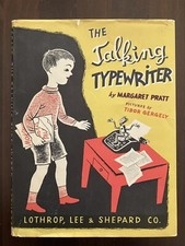Margaret Pratt/The Talking Typewriter/HBDJ/First Edition/Tibor Gergely thumbnail