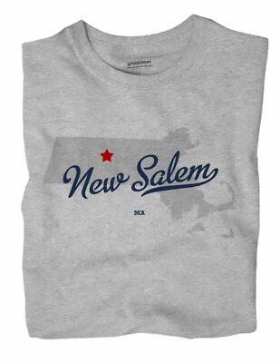 New Salem Massachusetts MA T-Shirt MAP