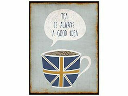 English Tea Wooden Sign - Bild 1 von 1