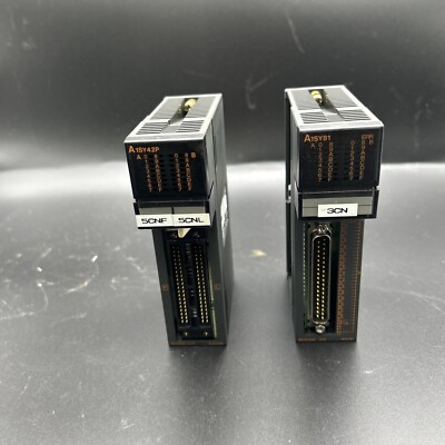 Lot Of 2 Mitsubishi Output Unit A1SY81 & A1SY42P See Pics 30 Day Warranty