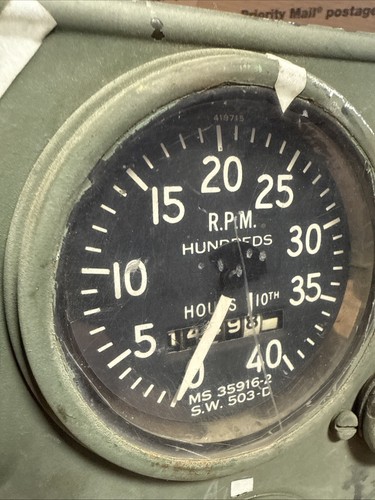 Military Instrument Panel Military Truck Complete Instrument Panel Cluster Gauge M35A2 M35 Used ...