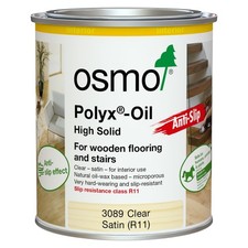 Osmo Polyx Hardwax Oil Anti-Slip Satin 3089 (R11) Rating - 0.75Ltr or 2.5ltr