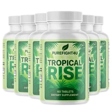 Tropical Rise Weight Management & Energy Support Capsules – 6 Bottles