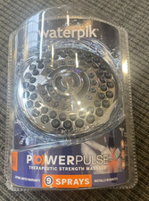 Waterpik PowerPulse Shower Head 9 Spray Single Wall Mount in Chrome 50 off