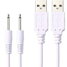 Accessonico 2.5mm Charger to USB 2.5 mm DC Charging Cable 2-Pack...